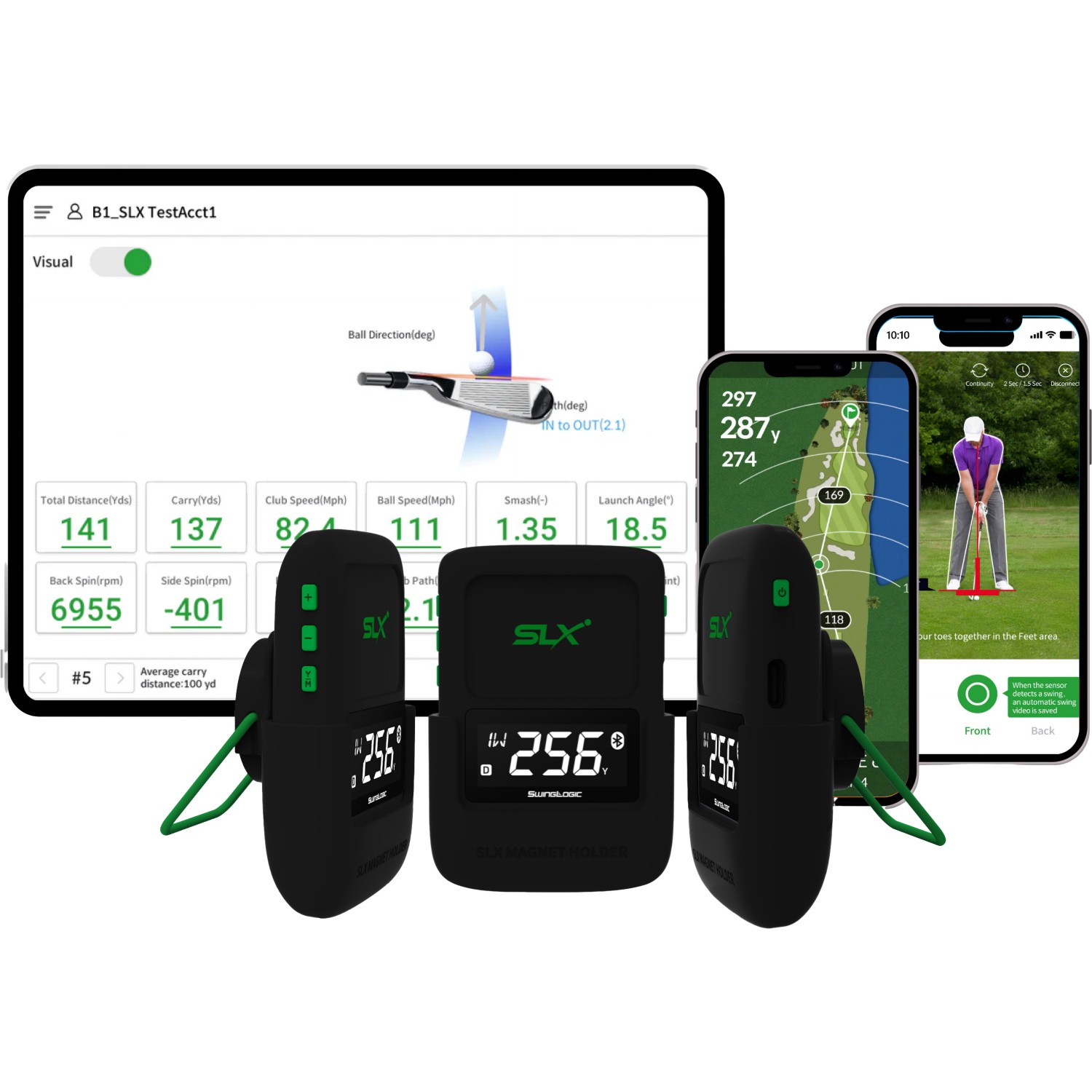 SWINGLOGIC Launch-Monitor SLX Hybrid Mini