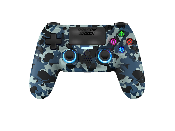 Dragonwar Dragonshock Controller Mizar Wireless, Grey Camo, PS4