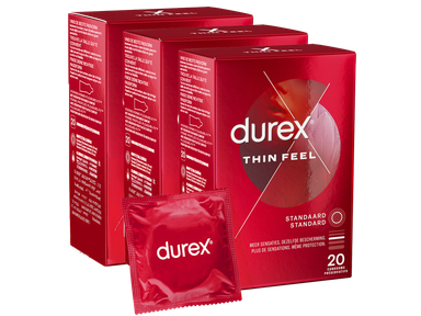 60x Durex Kondom Orgasm'Intense oder Thin Feel