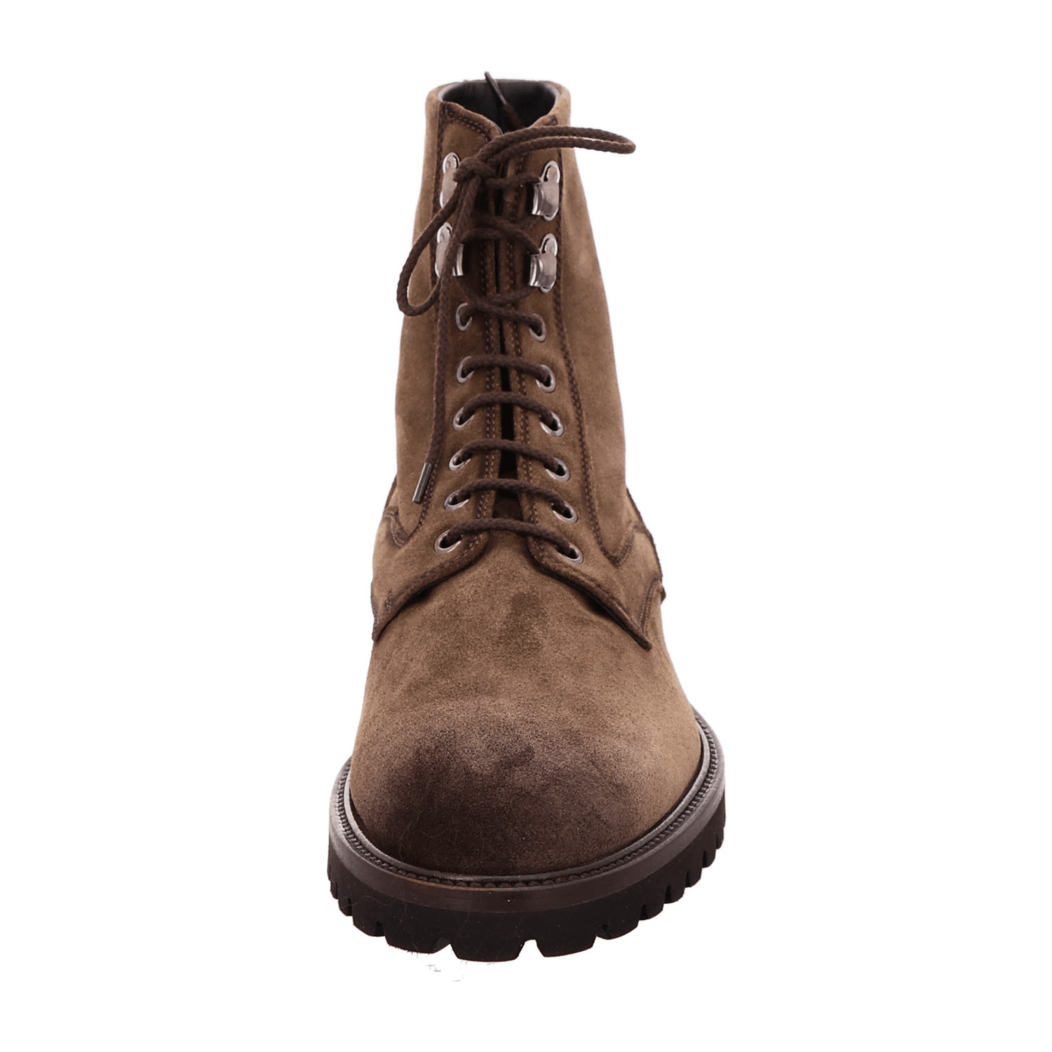 Elia Maurizi Schnürboot Velourleder für Damen, oliv, Gr. 40 EU