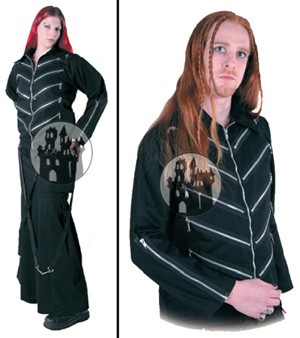 Jacke mit vielen Reißverschlüssen - Unisex