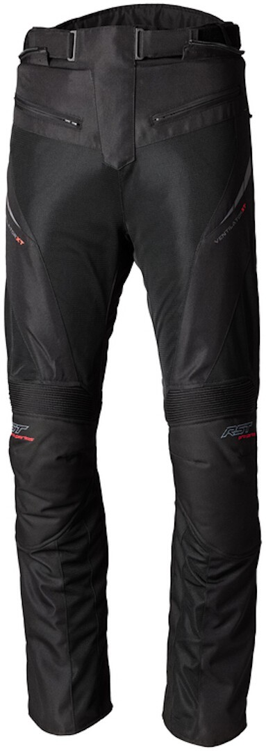 RST Ventilator XT Motorcycle Textile Pants, black, Size L for Men