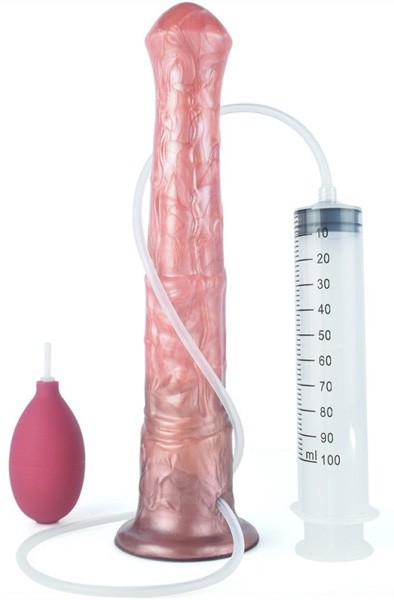 Pink Alien Squirt Dildo Jolly Star 30 cm