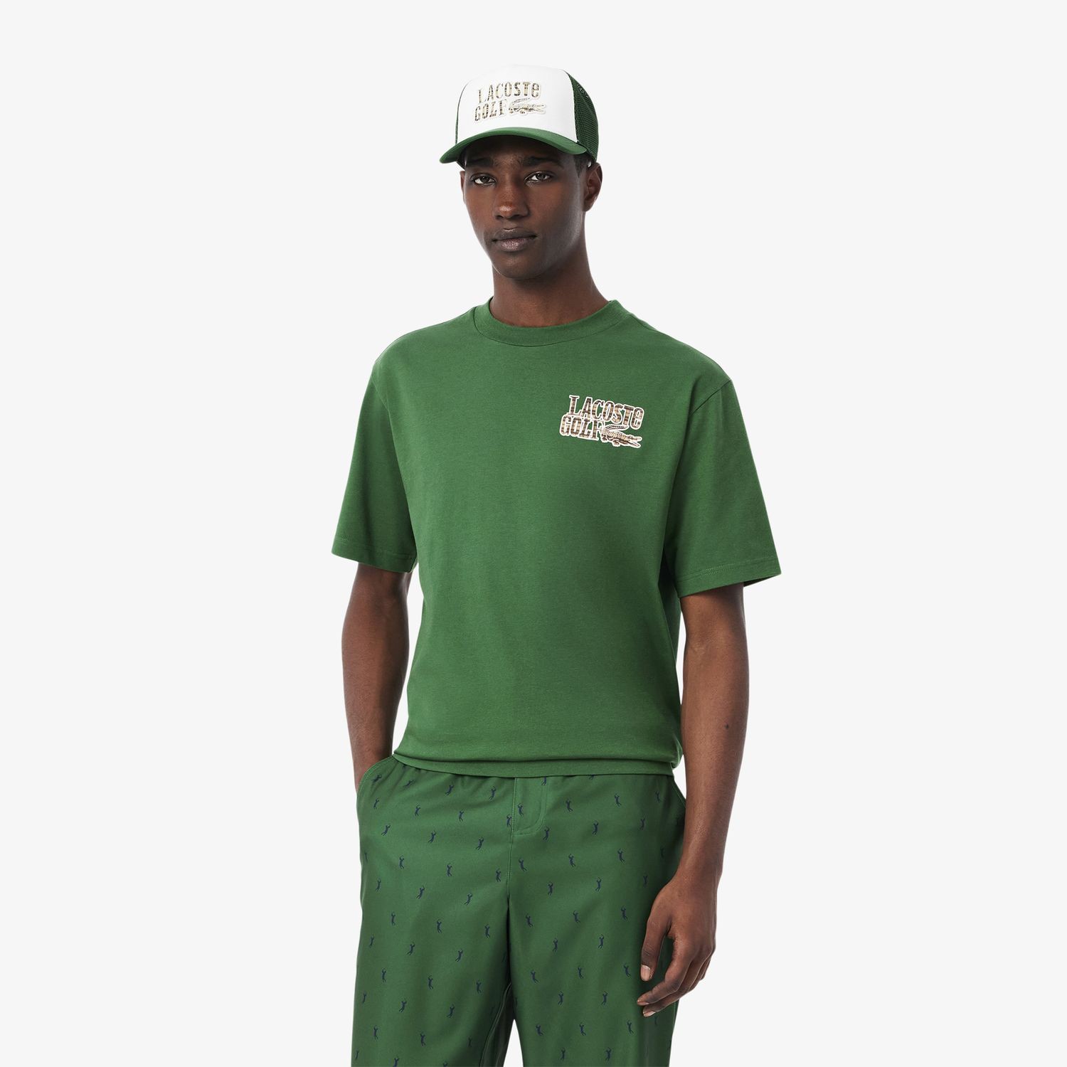 LACOSTE T-Shirt Golf Pioneer, dunkelgrün