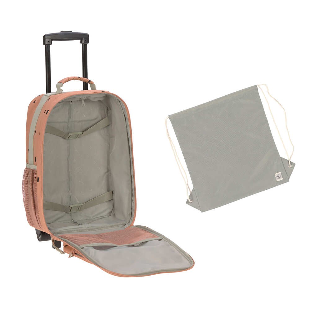 Lässig Kinderkoffer Trolley - Happy Prints Karamell