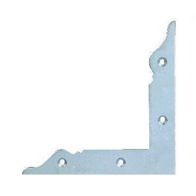 Fenster-Eckwinkel Fensterbeschlag mit Zierspitzen 155 x 155 mm feuerverzinkt
