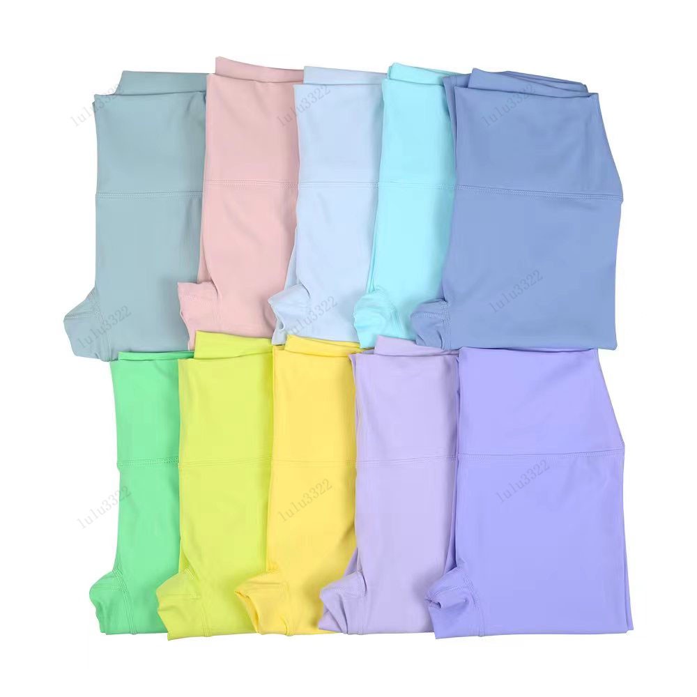 Vente chaude Femmes Pantalons de yoga Leggings shorts pantalons recadrés outfts Lady Sports Ladiespants exercice Fitness Wear Girls Running Leggi