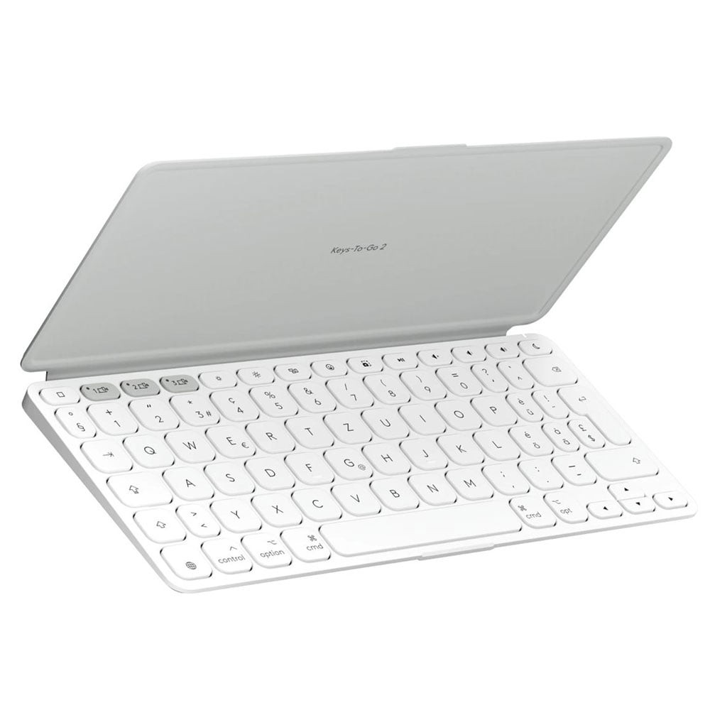 Logitech Keys-To-Go 2 Tablet-Tastatur hellgrau