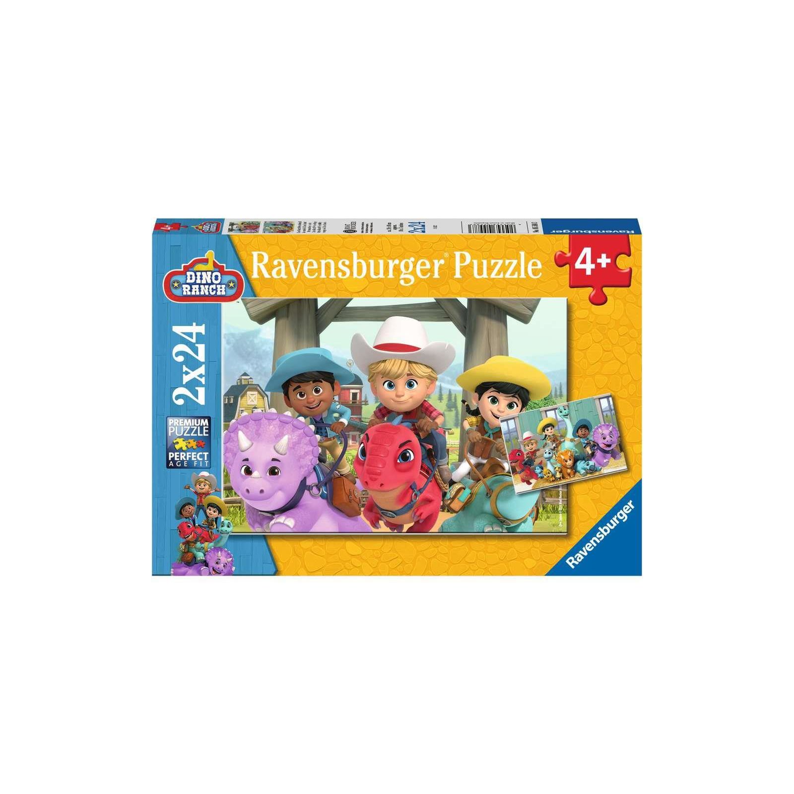 Ravensburger - Dino Ranch Freundschaft PUZZLE (2 x 24 TEILE)