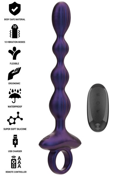 Jackie – Vibrations-Analplug mit Fernbedienung