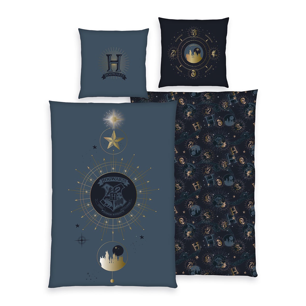 Harry Potter Bettwäsche-Set ‘Stars’ – 135×200 cm, Renforcé