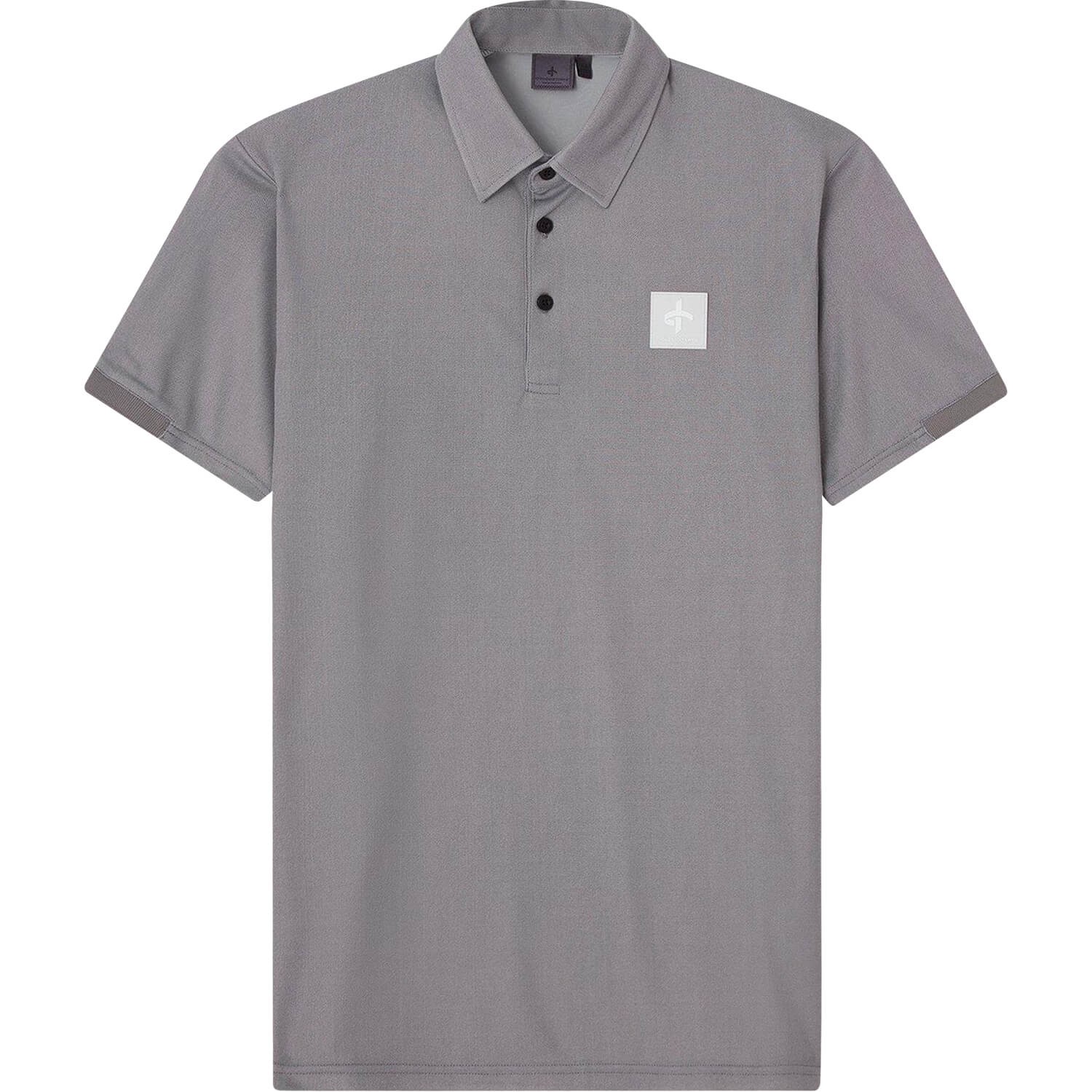 Cross Brassie poloshirt, korte mouw, lichtgrijs