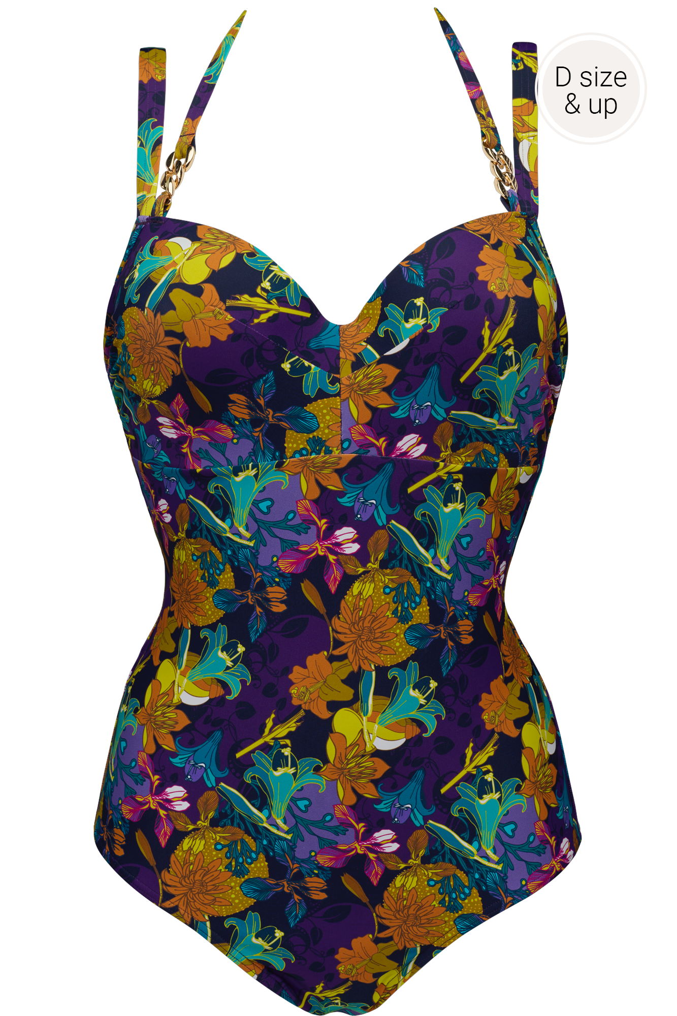 Marlies Dekkers Plunge Balconette Badeanzug Acapulco - Lila - 75F