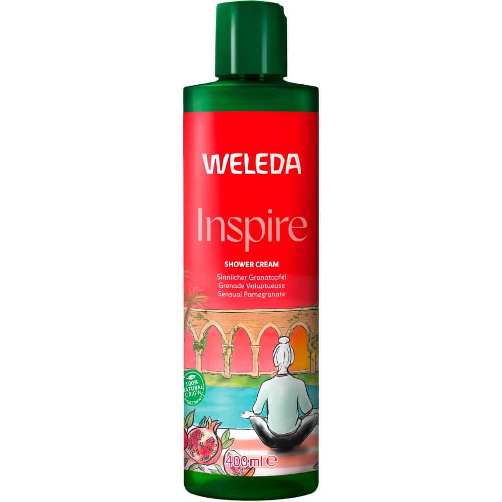 WELEDA Inspire SHOWER CREAM Granatapfel 400 ml Duschgel