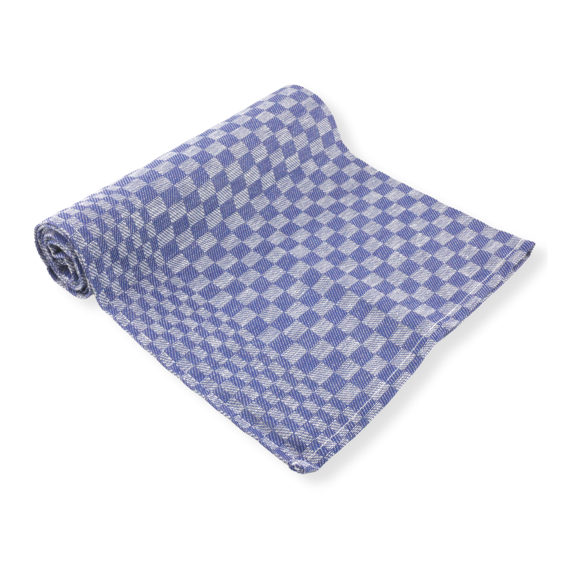 Grubentuch, Handtuch blau-weiß