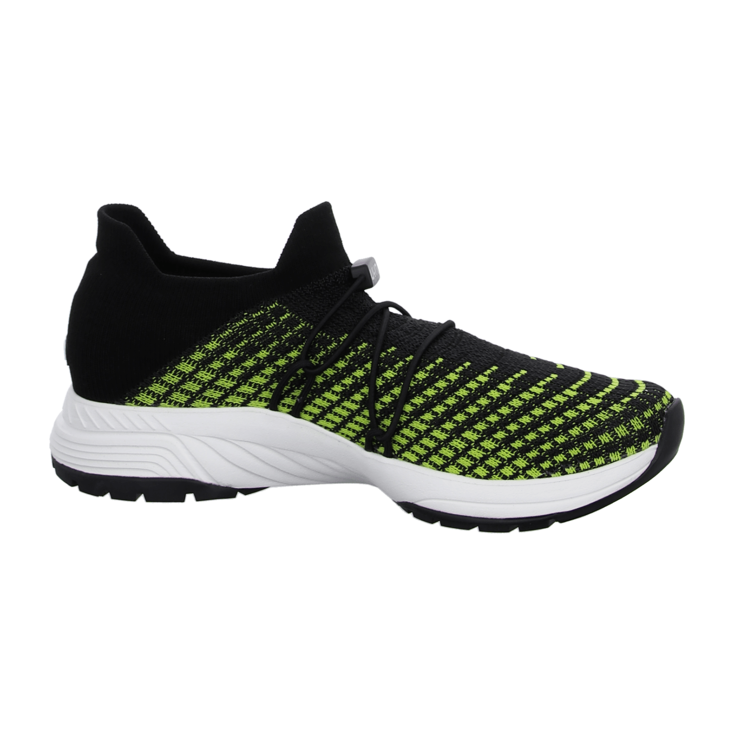 UYN Zephyr Slip-on Sneaker aus Natex Damen lime/black 38 für Damen, schwarz, Gr. 40 EU