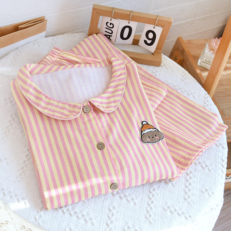 B830 Pyjama femme style européen et américain été automne col V sexy dentelle top imprimé cerises ajusté manches courtes short loungewear