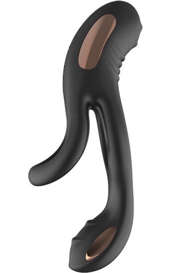 Vibrating Cock Ring With Clitoral Vibrator