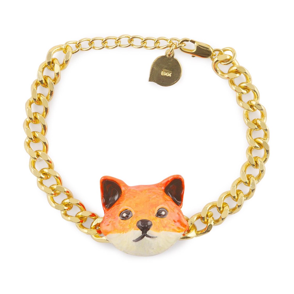 Fuchs Armband vergoldet