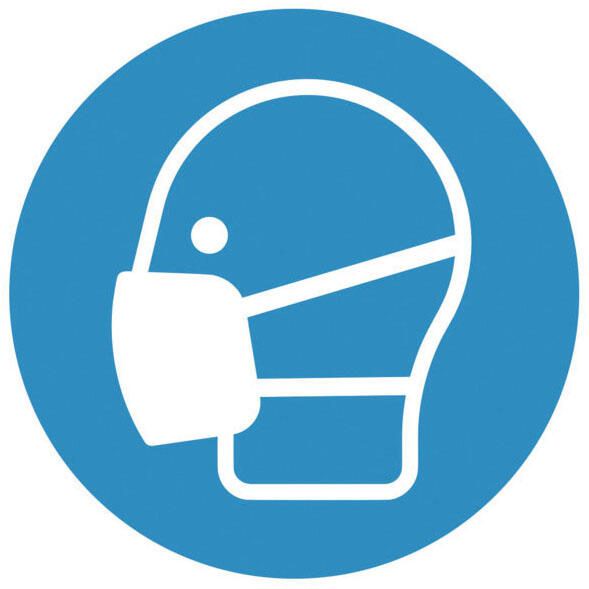 SafetyMarking® Gebotsaufkleber Maske benutzen 20 cm