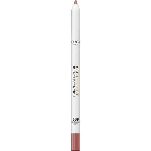 639 glowing nude - le crayon contour des lèvres age perfect de l'oréal paris