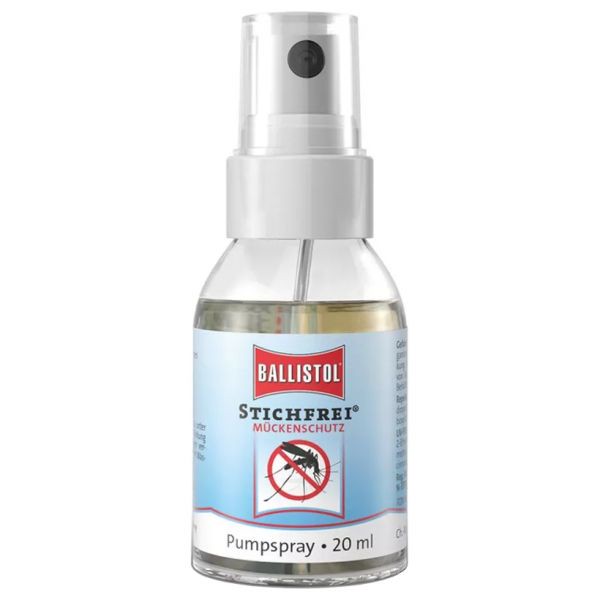 Ballistol Stichfrei 20ml Pumpspray, Mückenschutz mit Hautpflege und...
