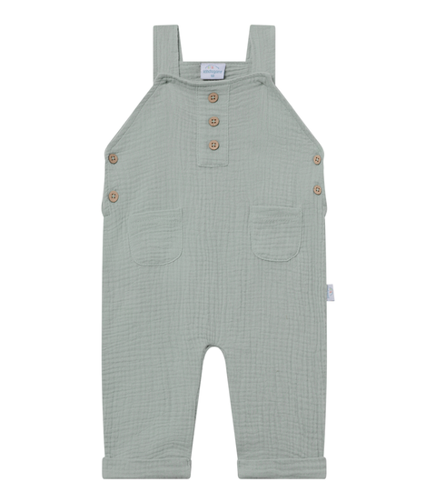 Kindsgard Musselin Latzhose solmig mint – Baby Latzhose aus Baumwolle - Sehr gut