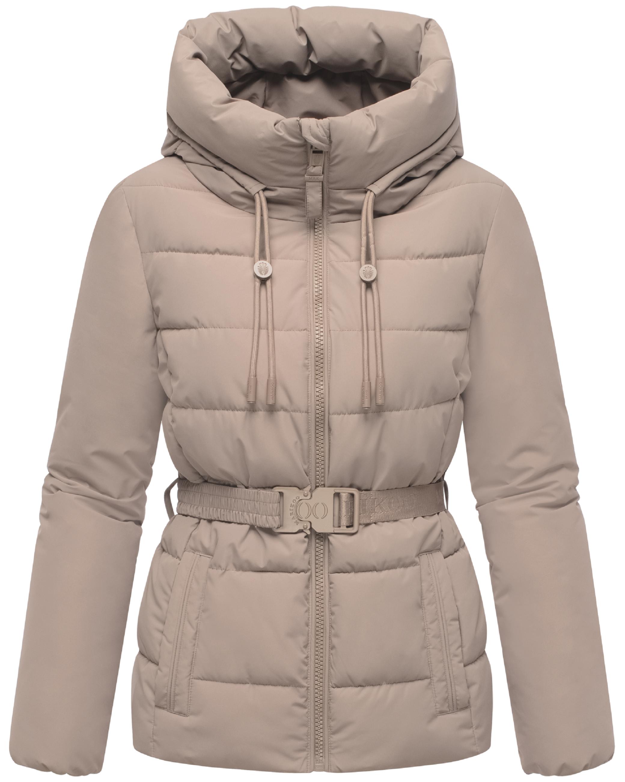 Winter Steppjacke mit Taillengürtel 