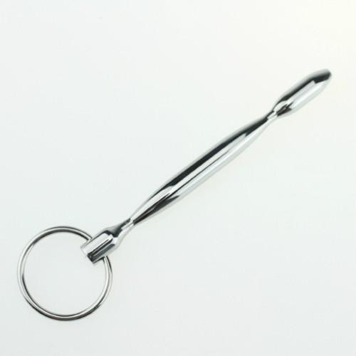 Nouveautés d'acier inoxydrables en acier inoxydrique de 130mm Sondeur Stimulant Penis Plug Plug Dilator Jouets Sex Toys Metal Urétral Masturbator