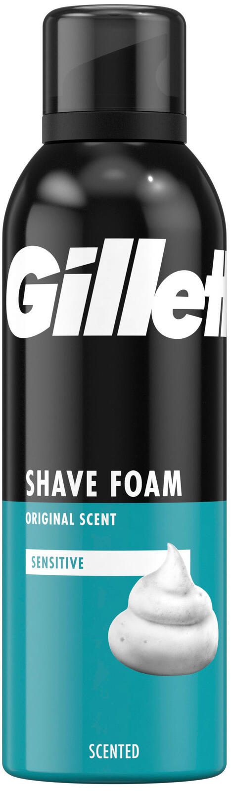 Gillette Sensitive Rasierschaum 200 ml