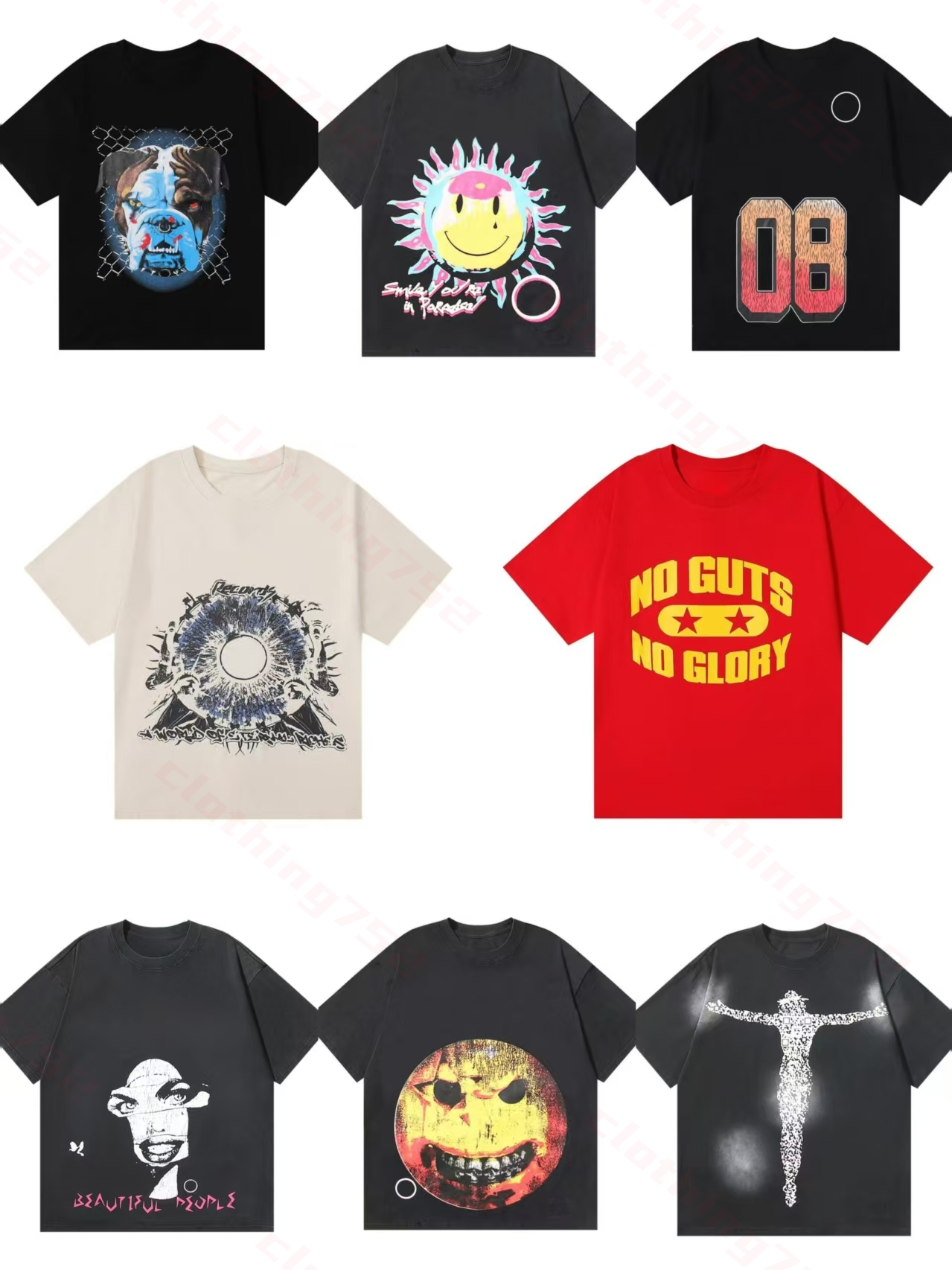 T-shirt homme stylé t shirt designer haut de gamme logo lettre imprimé été nouveau homme femme coupe ample rétro manches courtes Tailles S à XL