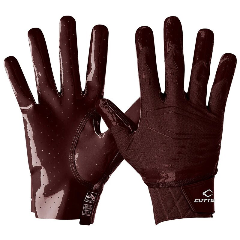 Cutters CG10440 Rev Pro 5.0 Receiver Gloves - solid maroon Gr.M