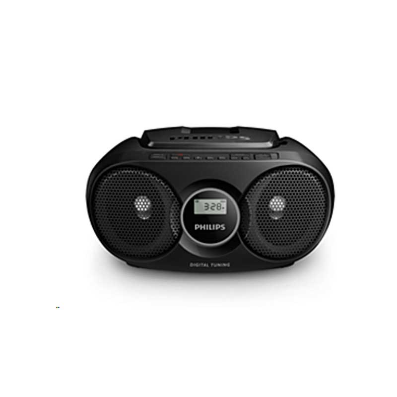 Philips AZ215B CD tragbarer CD Player schwarz