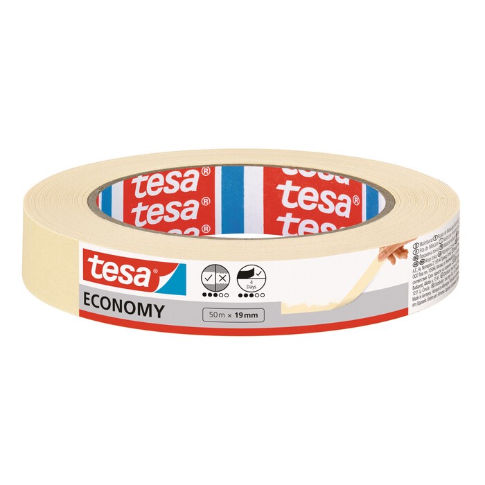 TESA Malerband universeal 50 m x 19 mm beige