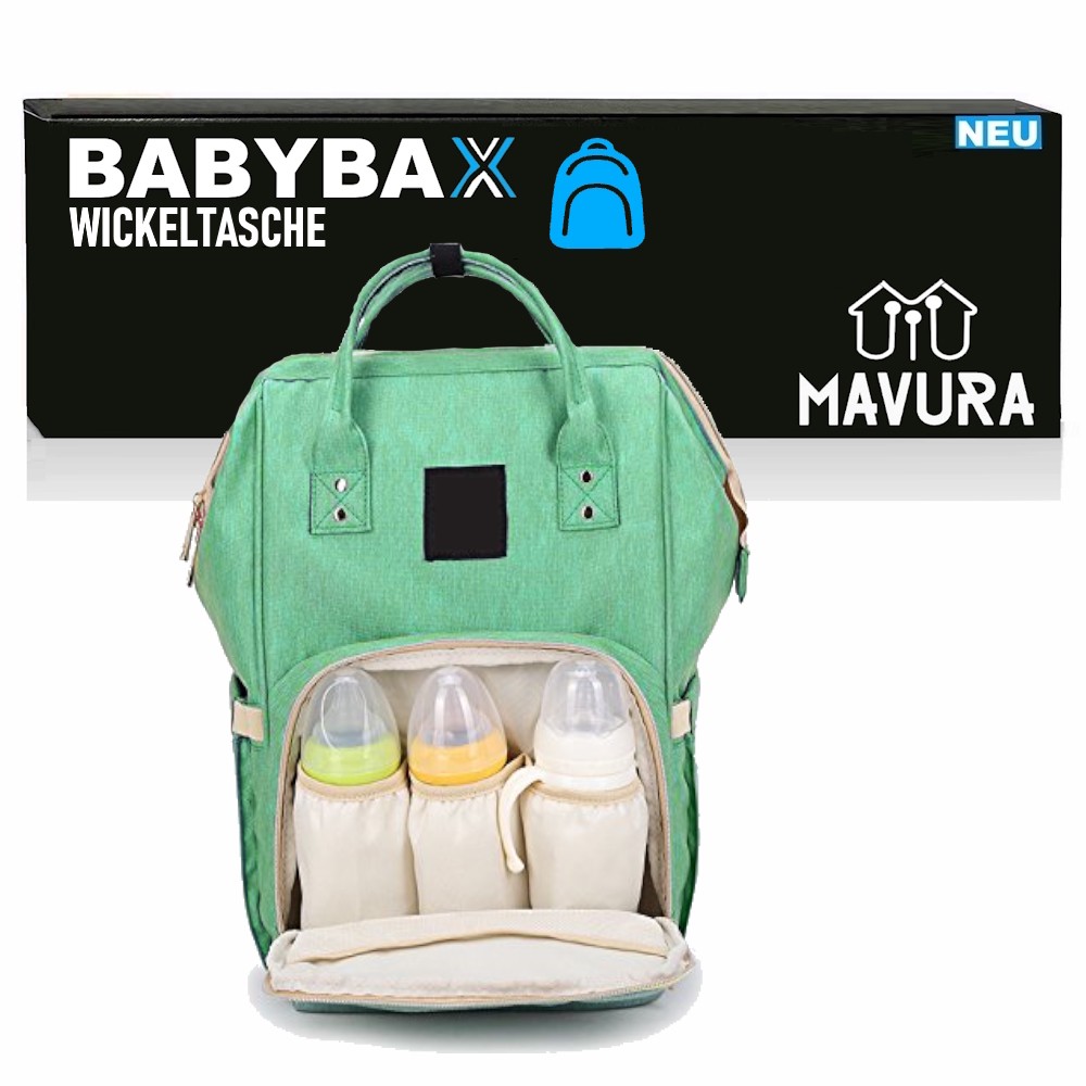 BABYBAX Wickeltasche Babytasche Wickelrucksack Baby Windelrucksack Mamatasche