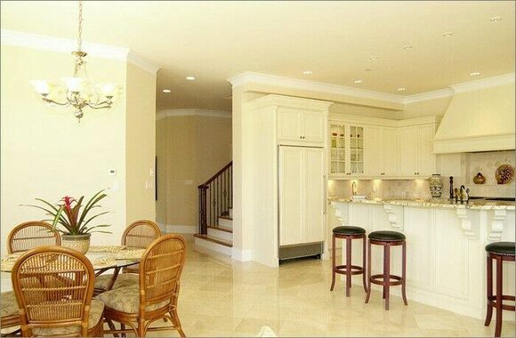 30x30 5m² Luxus Marmor Boden Naturstein Boden Belag Wand Fliesen Crema Fliese