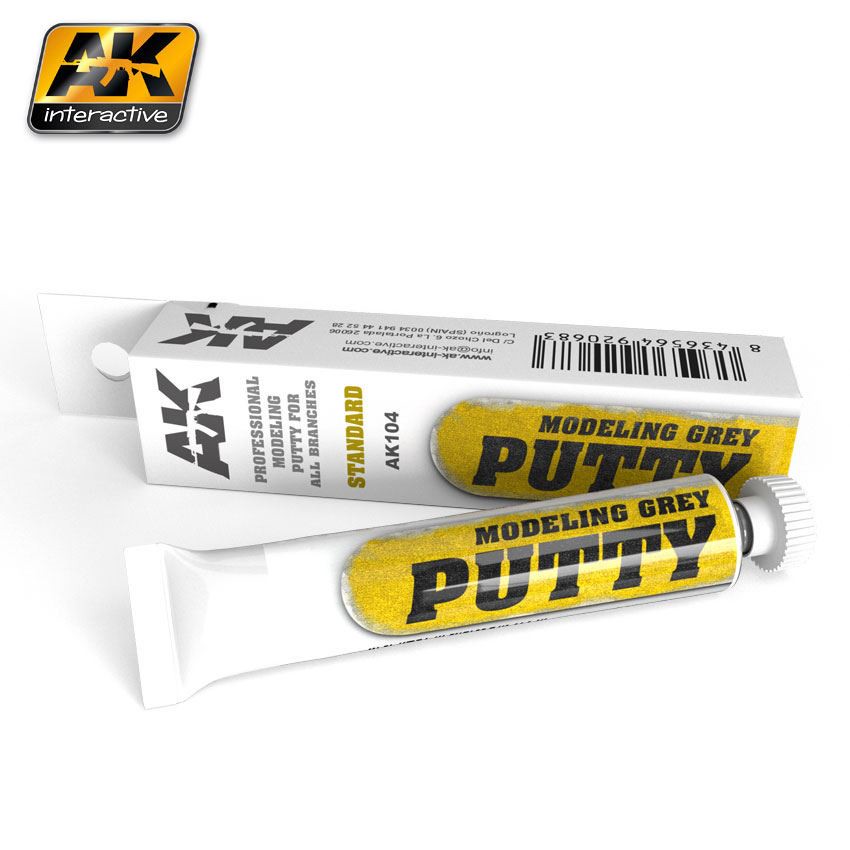 AK Interactive Graue Modellbau-Spachtelmasse - Putty