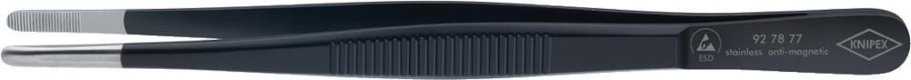 Pinzette ESD rund 145mm 3,5mm schwarz KNIPEX