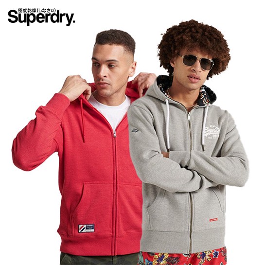 Superdry - Kapuzenpullover mit Reißverschluss - Verschiedene Farben