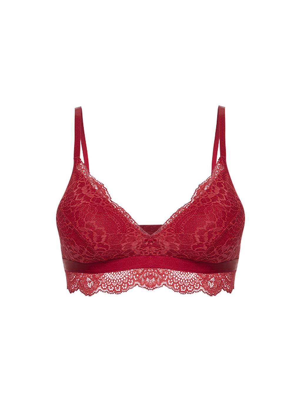 Fairtrade Soft-Bh 2714 Rubinrot 85B