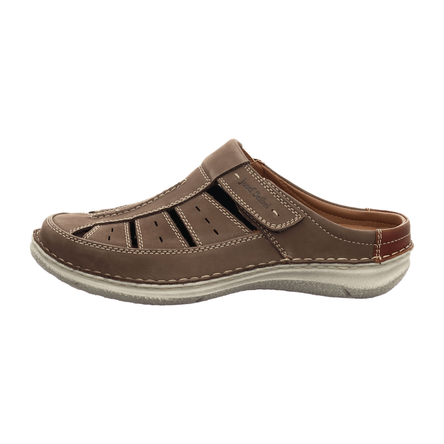 Josef Seibel Anvers 76 Pantolette grau braun Clogs für Herren, grau, Gr. 40 EU