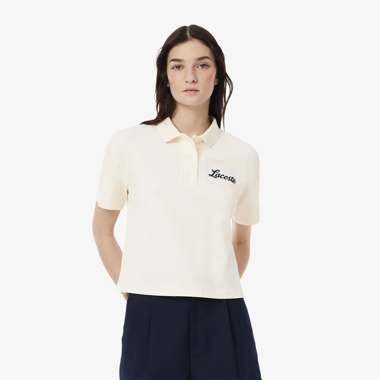 LACOSTE Polo Golf Pioneer, creme