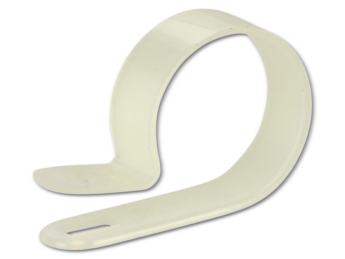 KSS Kabelschelle Polyamid 6.6, Natur, Bündel-Ø 31,8, Befestigungsloch 4,8, 1 Stück