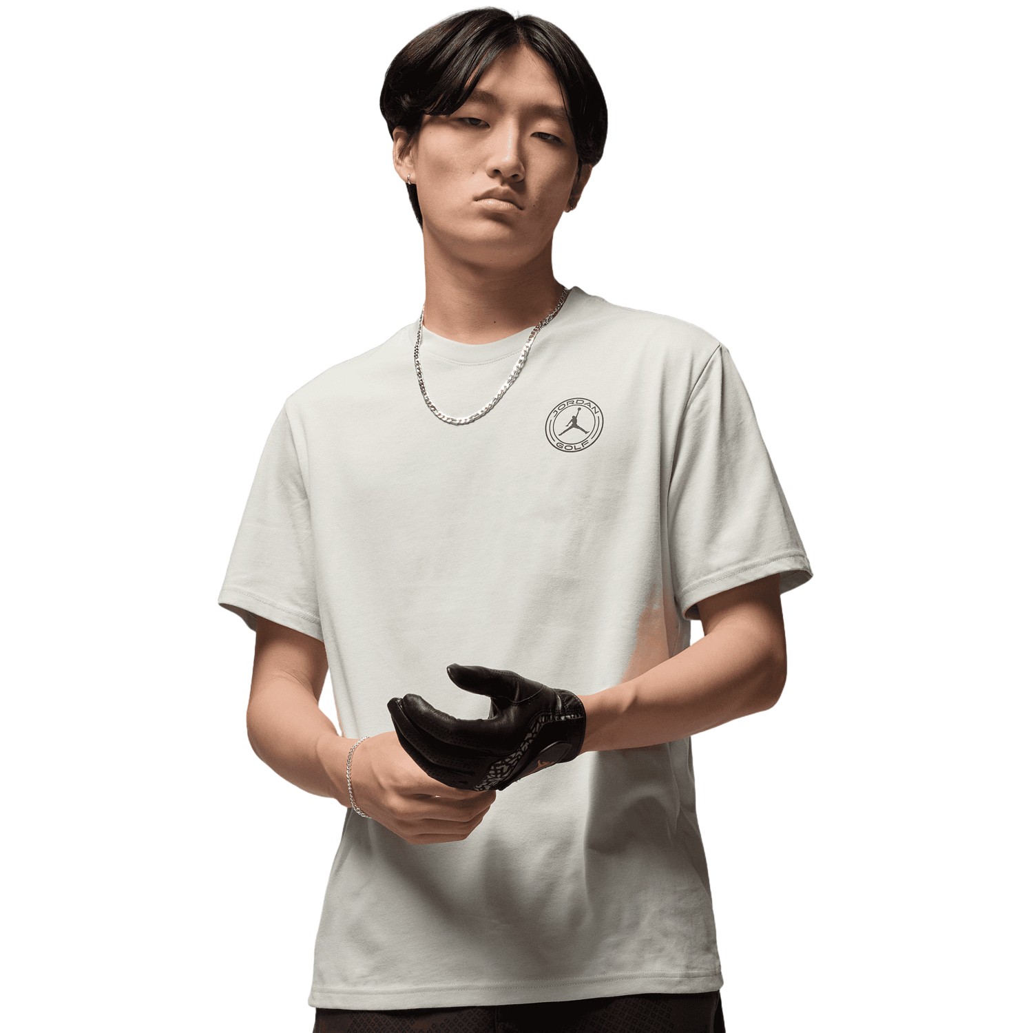 Nike Golf T-shirt DF Jordan Golf Crew Print, lysegrå