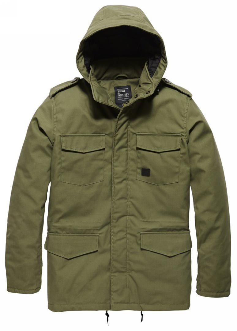 Vintage Industries Darren Parka Jacket, green, Size 2XL for Men