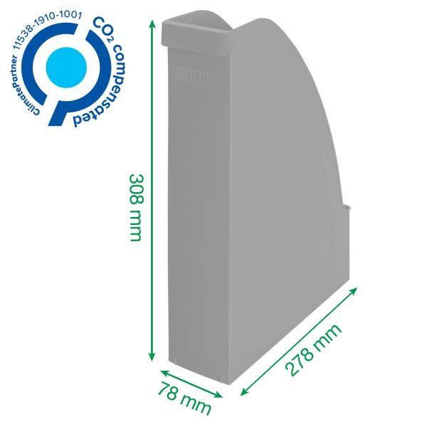 LEITZ Stehsammler recycelter Kunststoff rot , DIN A4