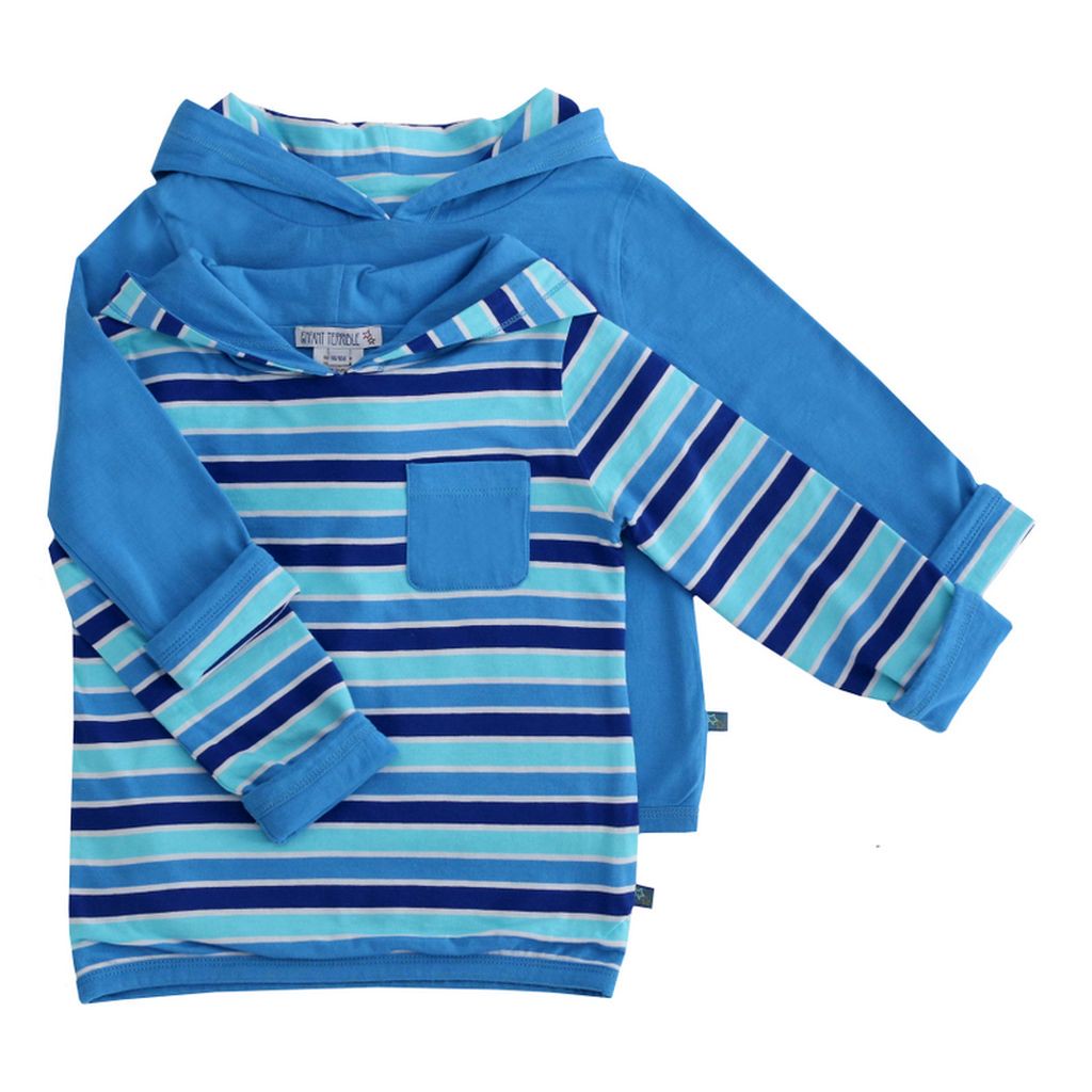 Wendehoodie Cornflower-Aqua 110/116