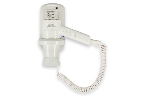 Starmix HFTW 12 R Hand-Haartrockner mit Wandhalterung und Rasiersteckdose - Neu