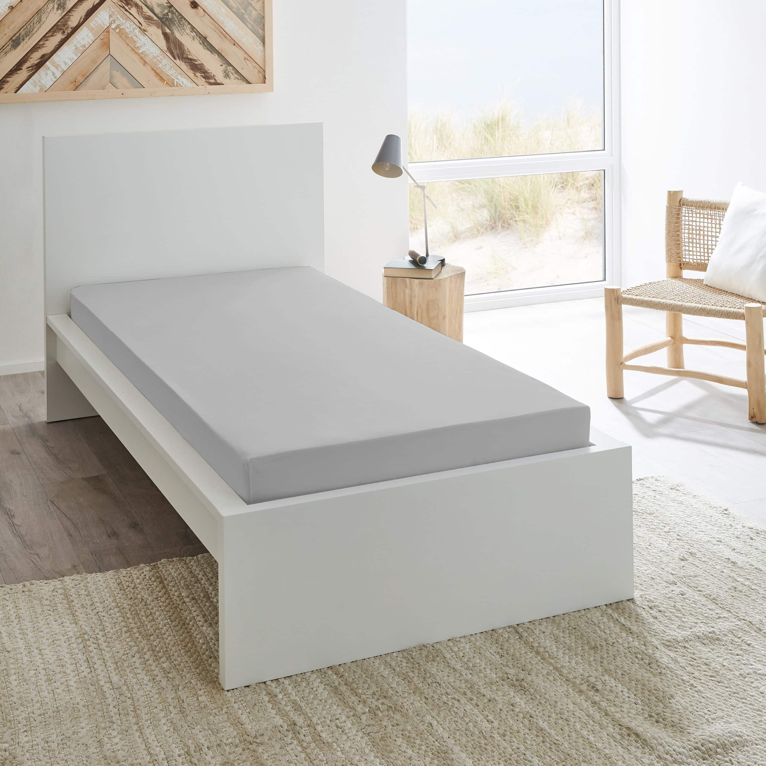 Premium Spannbettlaken Platin