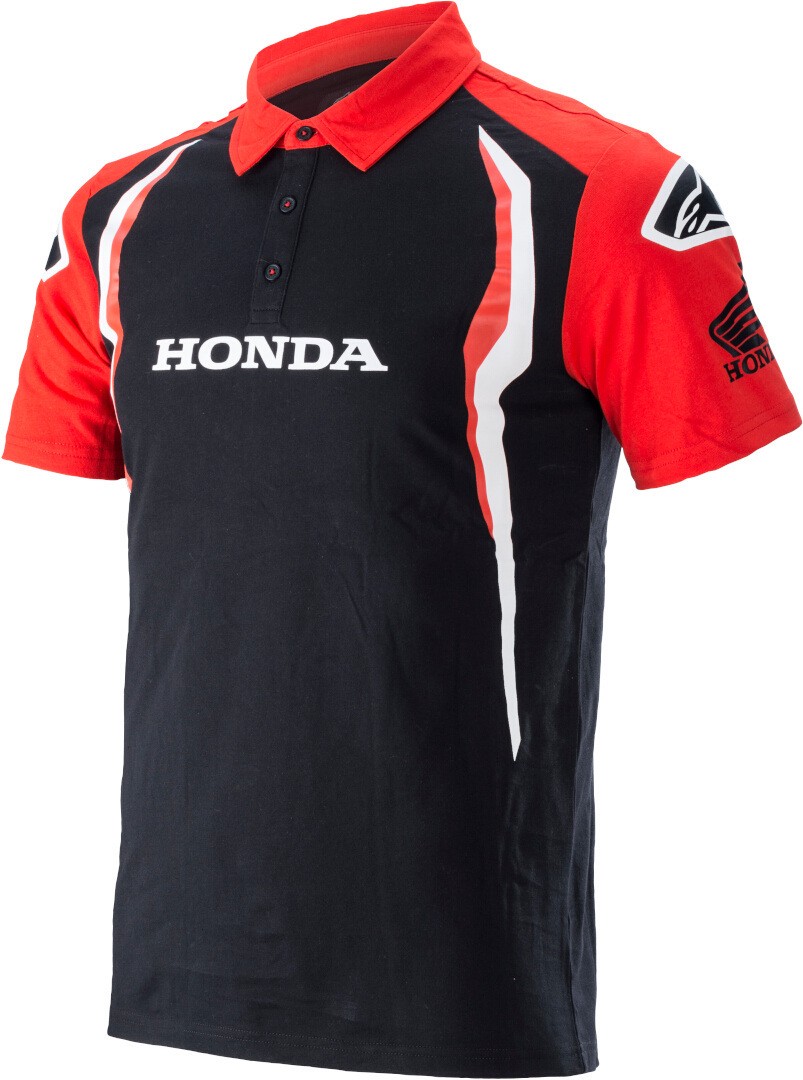 Alpinestars Honda Poloshirt, sort-rød, størrelse 4XL til mand